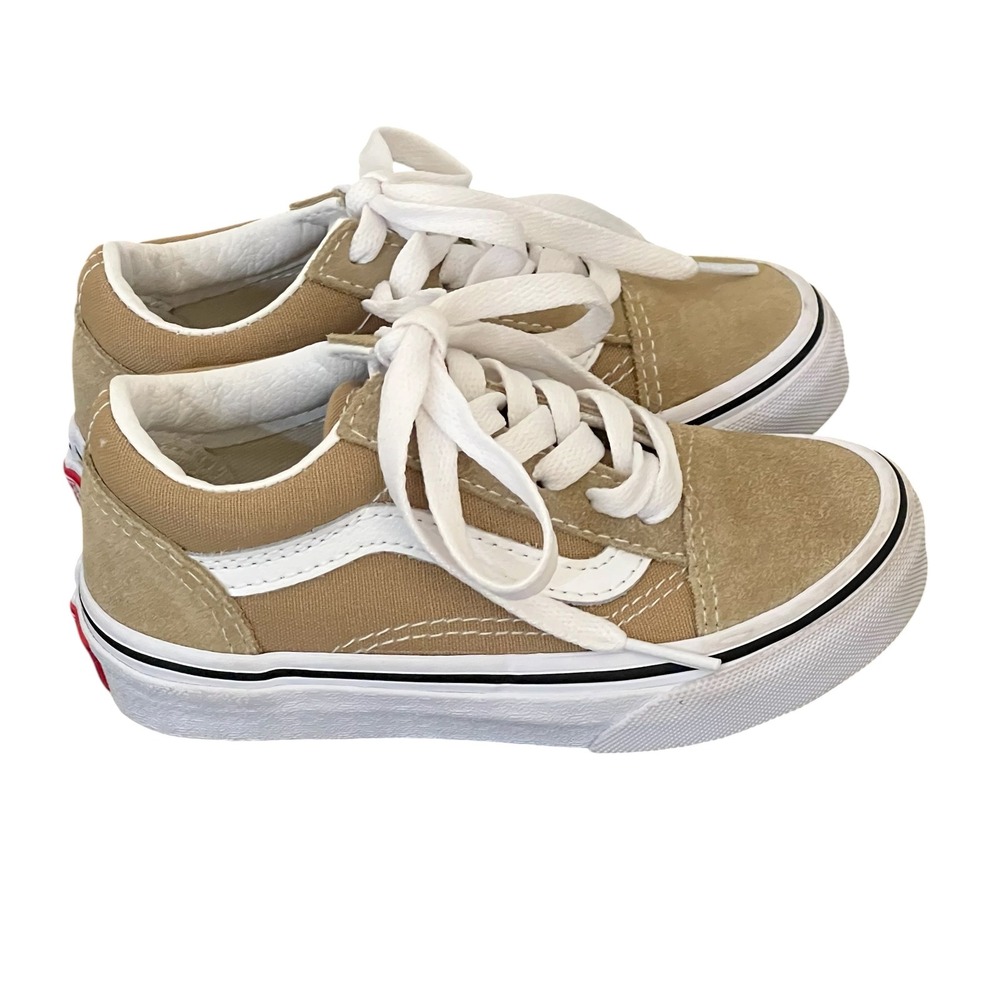 Vans Old Skool Kids Sneakers Suede Canvas Skate Shoes 10.5 US Kids 508357 - Picture 4 of 13